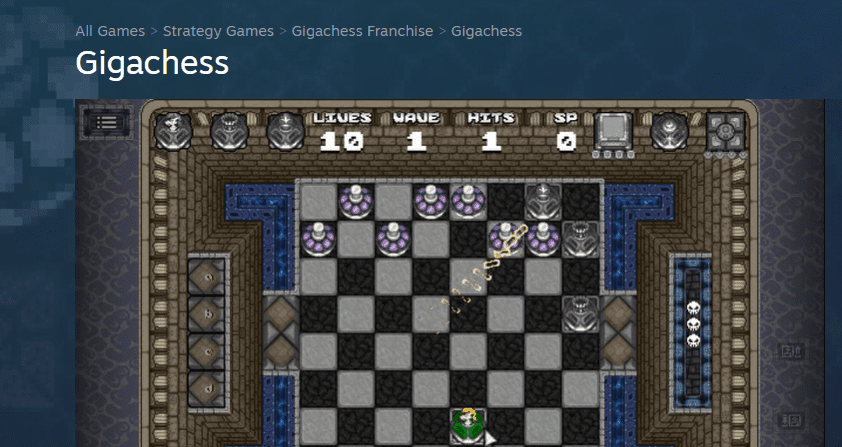 Chess puzzles presented at the GameKnot site.