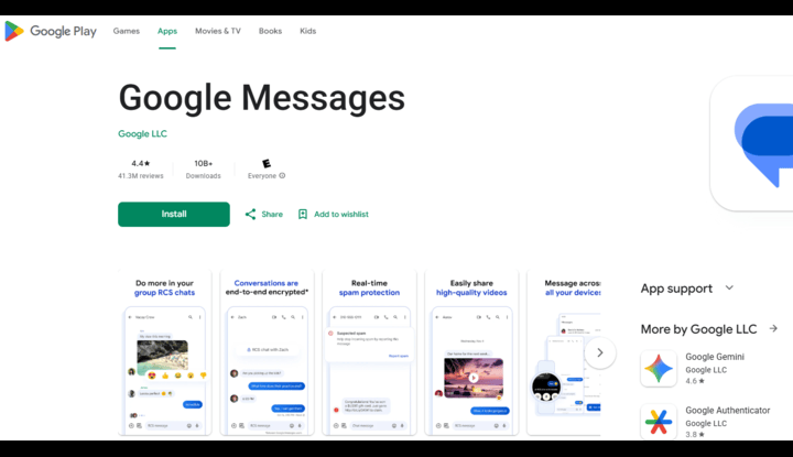 Google Messages Replace Samsung messages