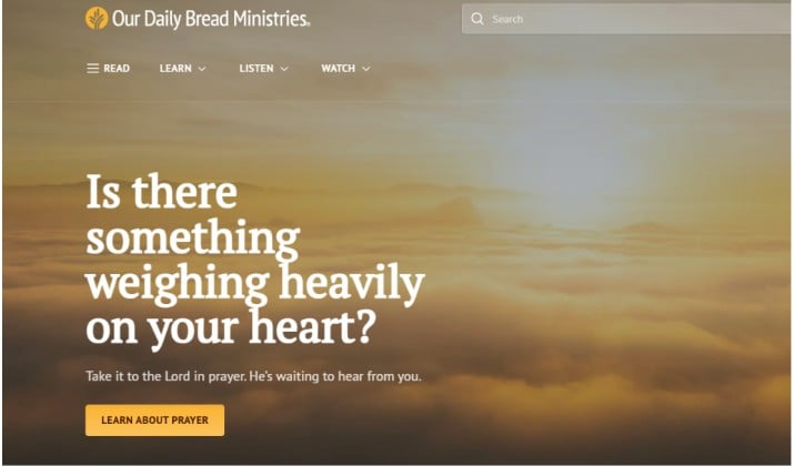 Bible study website